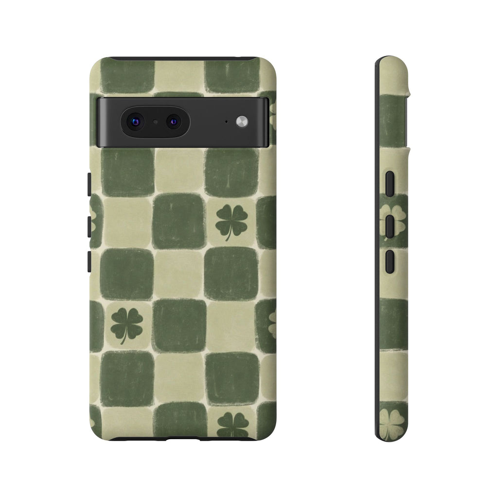 Clover Checker Tough Phone Case