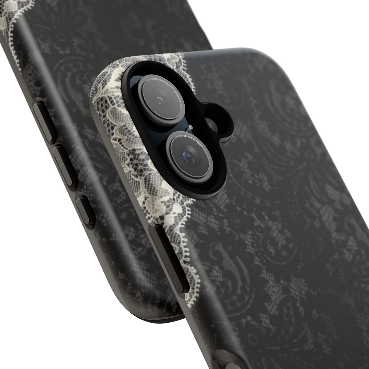 Black & White Edged Tough Case