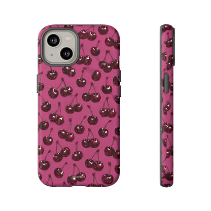Burgundy Cherries Tough Case