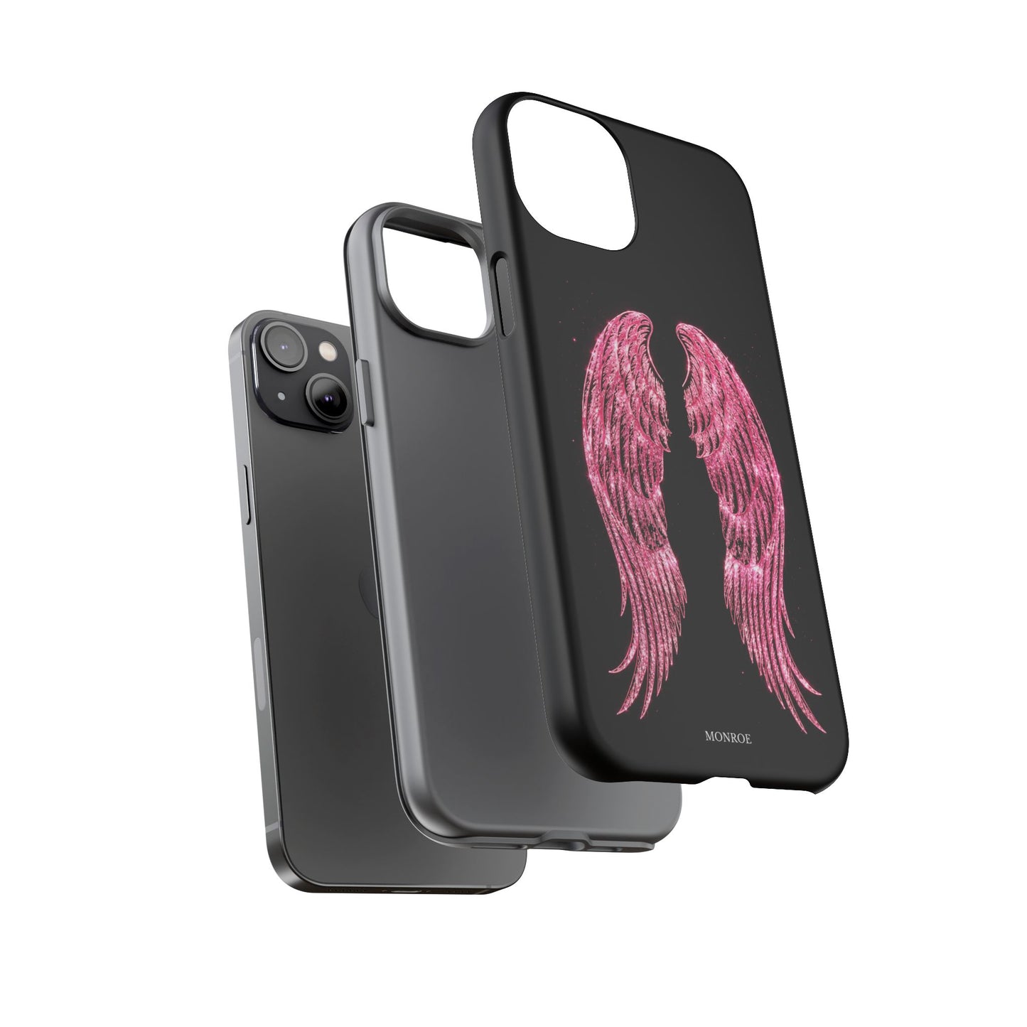 Pink Glitter Angel Tough Case