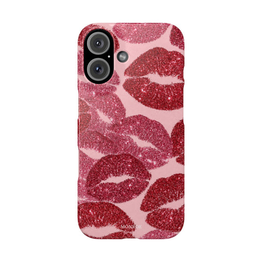 Pink Glitter Kiss Case