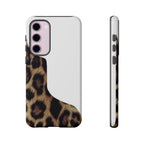 Half Cheetah Print Phone Case