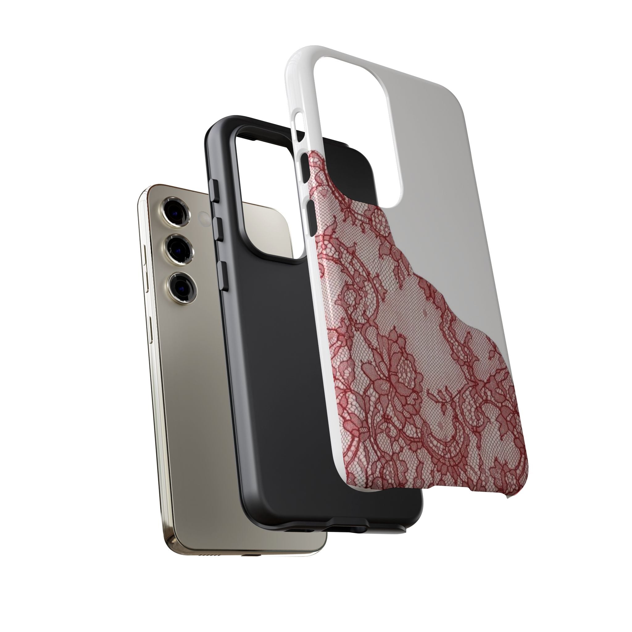 Red Lace Phone Case