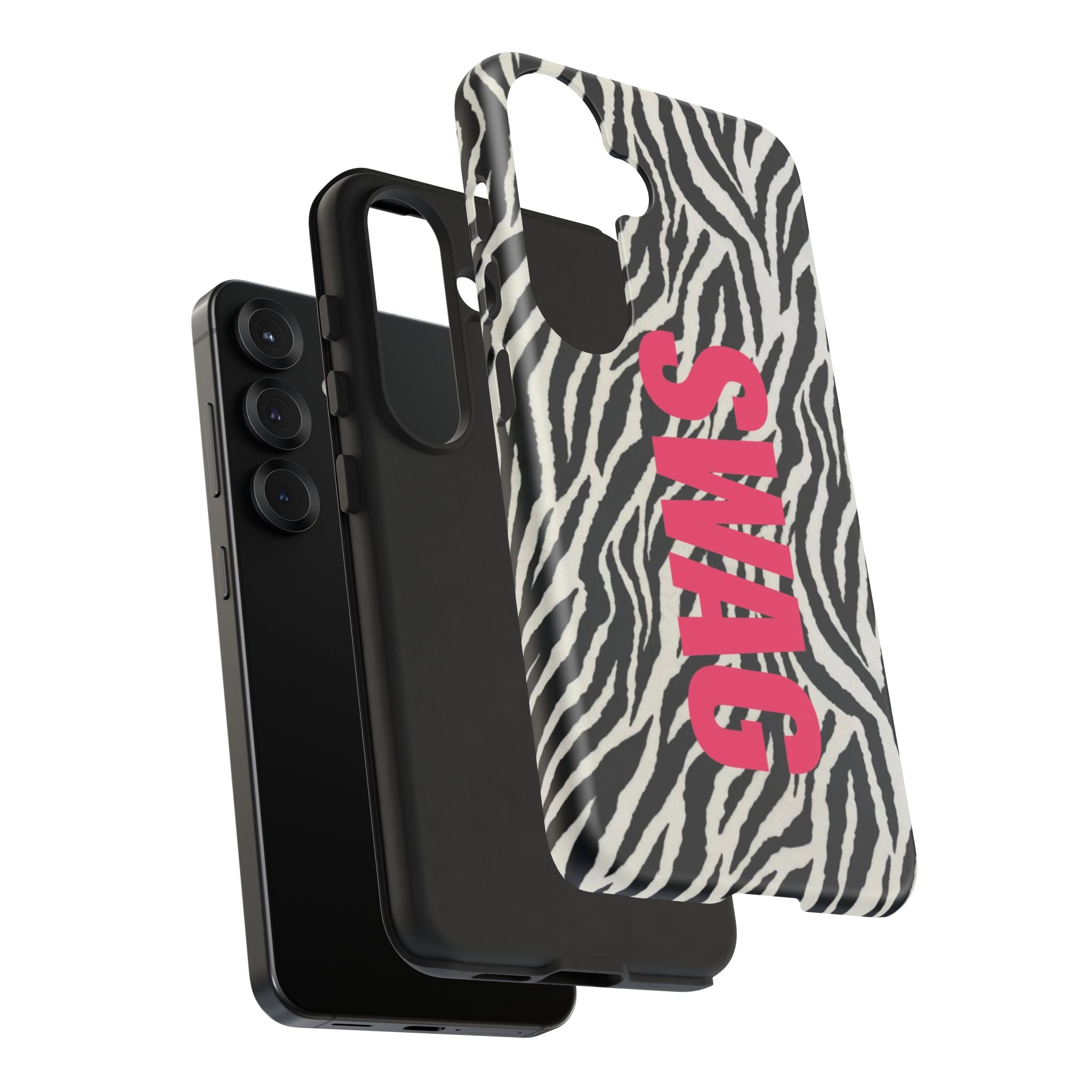 'SWAG' Zebra Print Tough Case