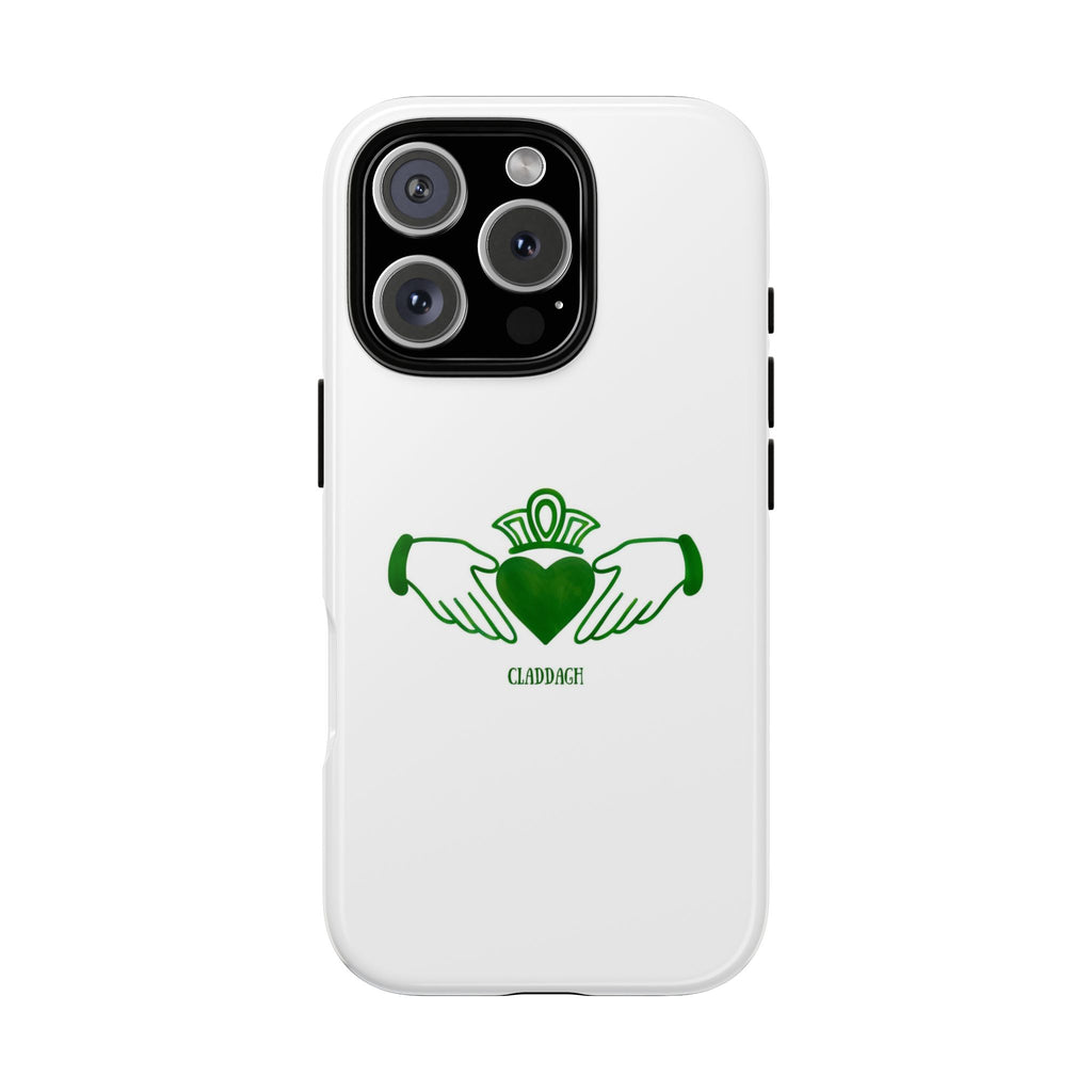 Irish Claddagh Symbol Green Tough Case