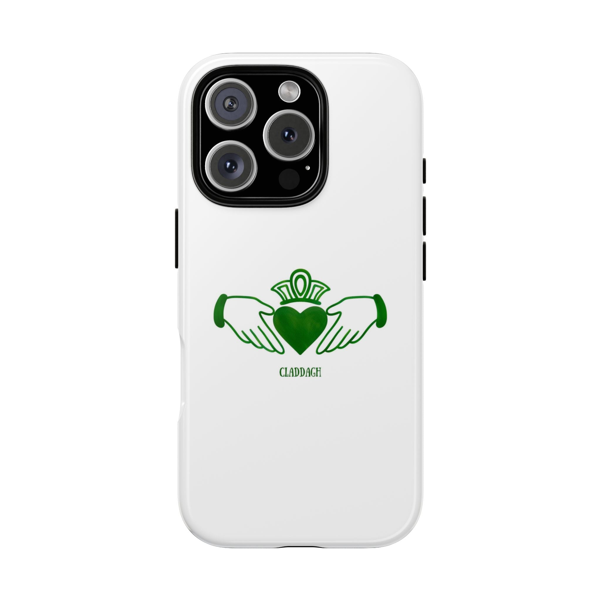 Irish Claddagh Symbol Green Tough Case