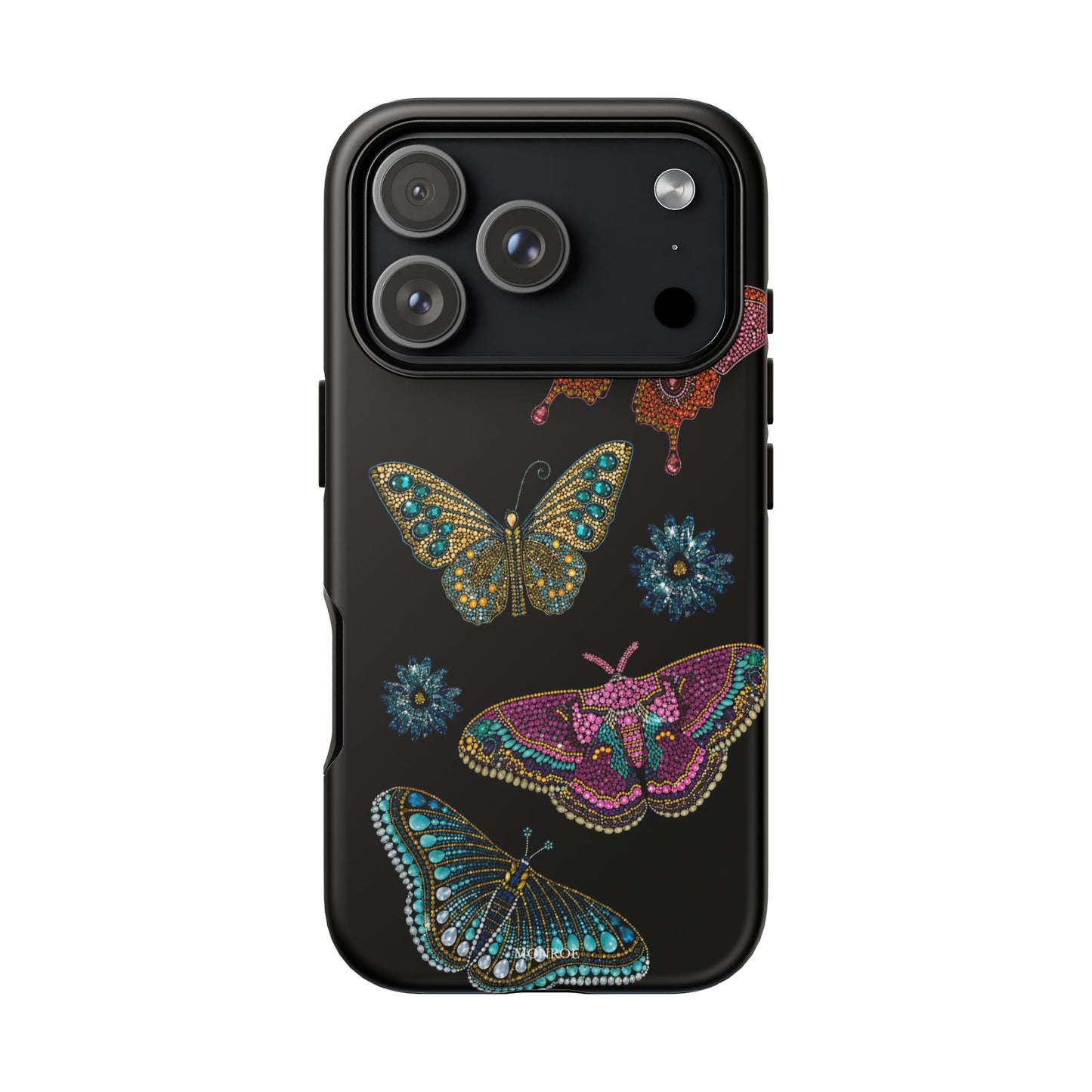 Butterfly Beaded Tough Case