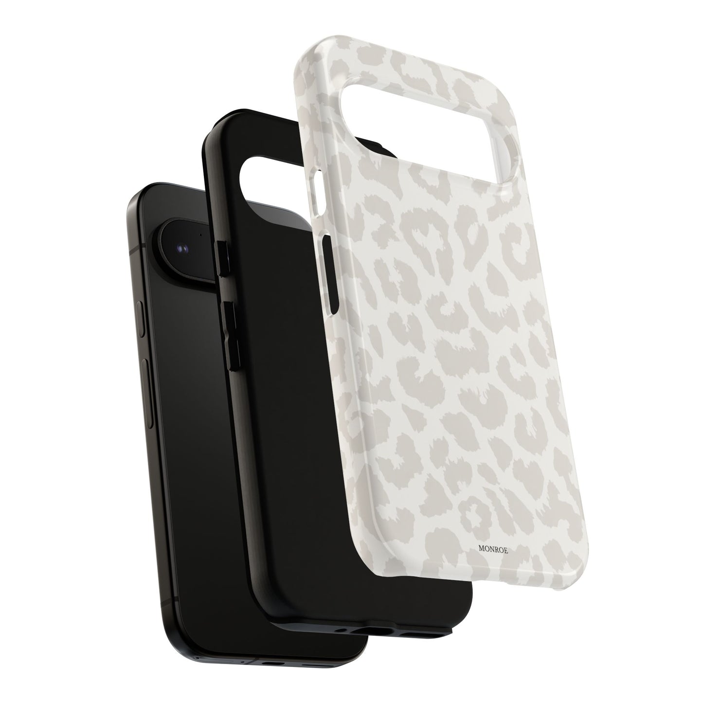 White Leopard Print Tough Case
