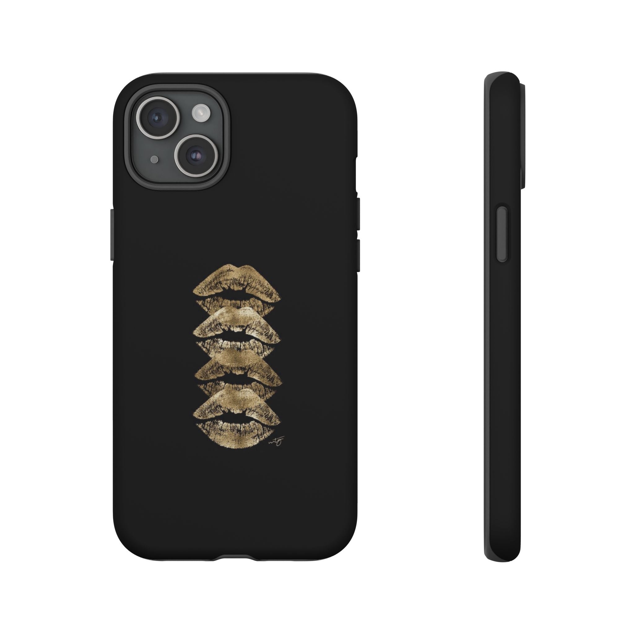 Golden Lipstick Phone Case