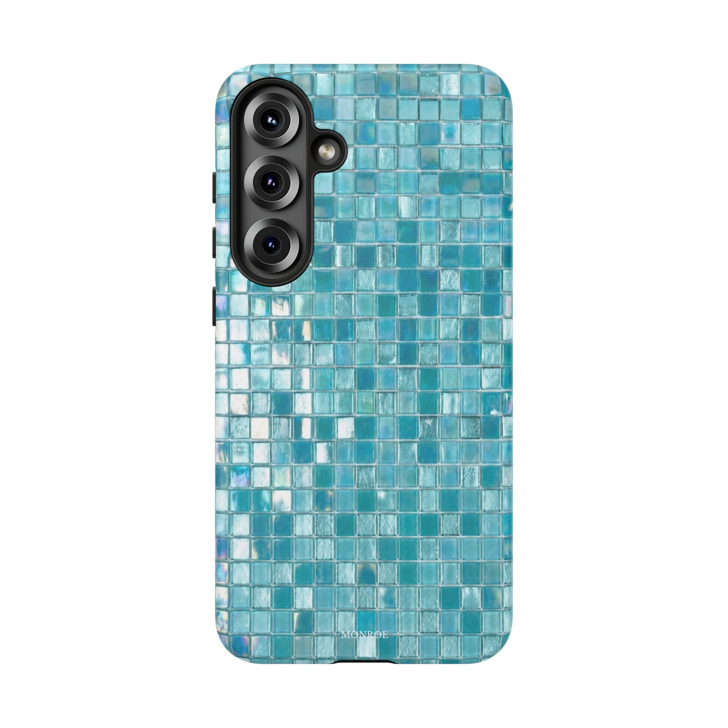 Hot Blue Mosaic Tile Tough Case