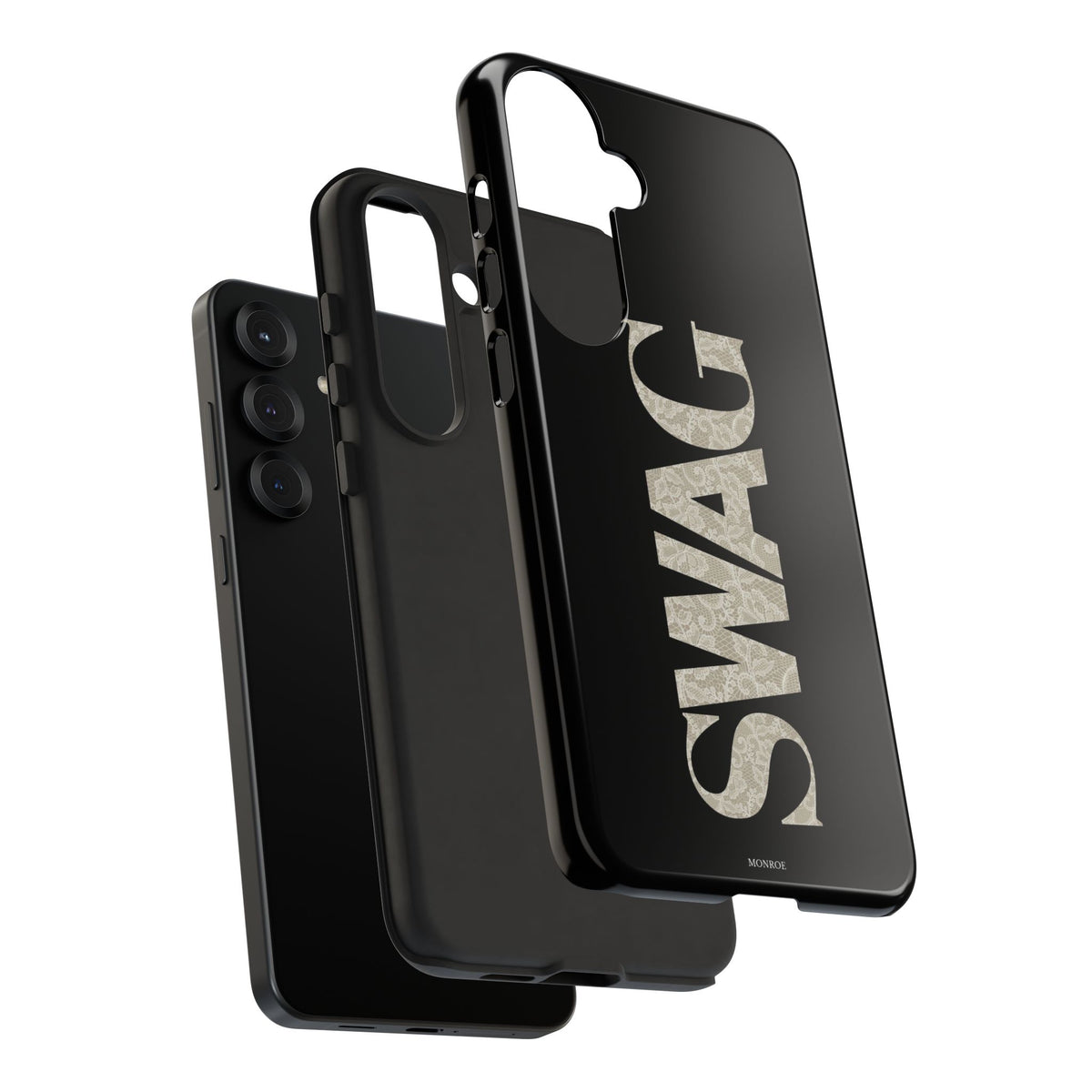 Lace Swag Black Tough Case