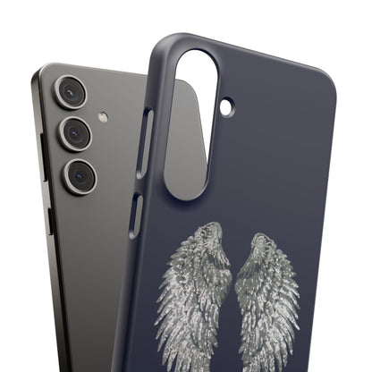 Navy Angel Wings Case