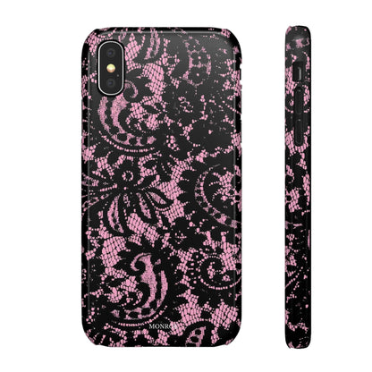 Pink Lace Pattern Case