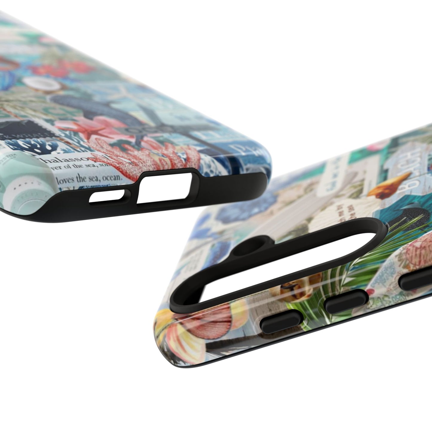Tropical Beach Collage Tough Case