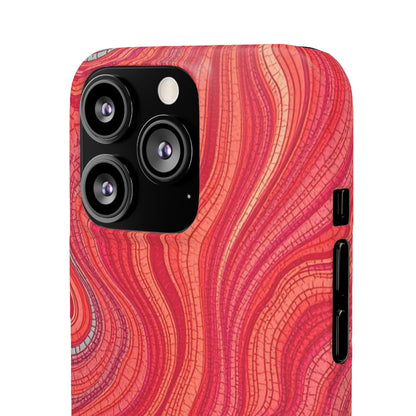 Retro Wavy Red Case