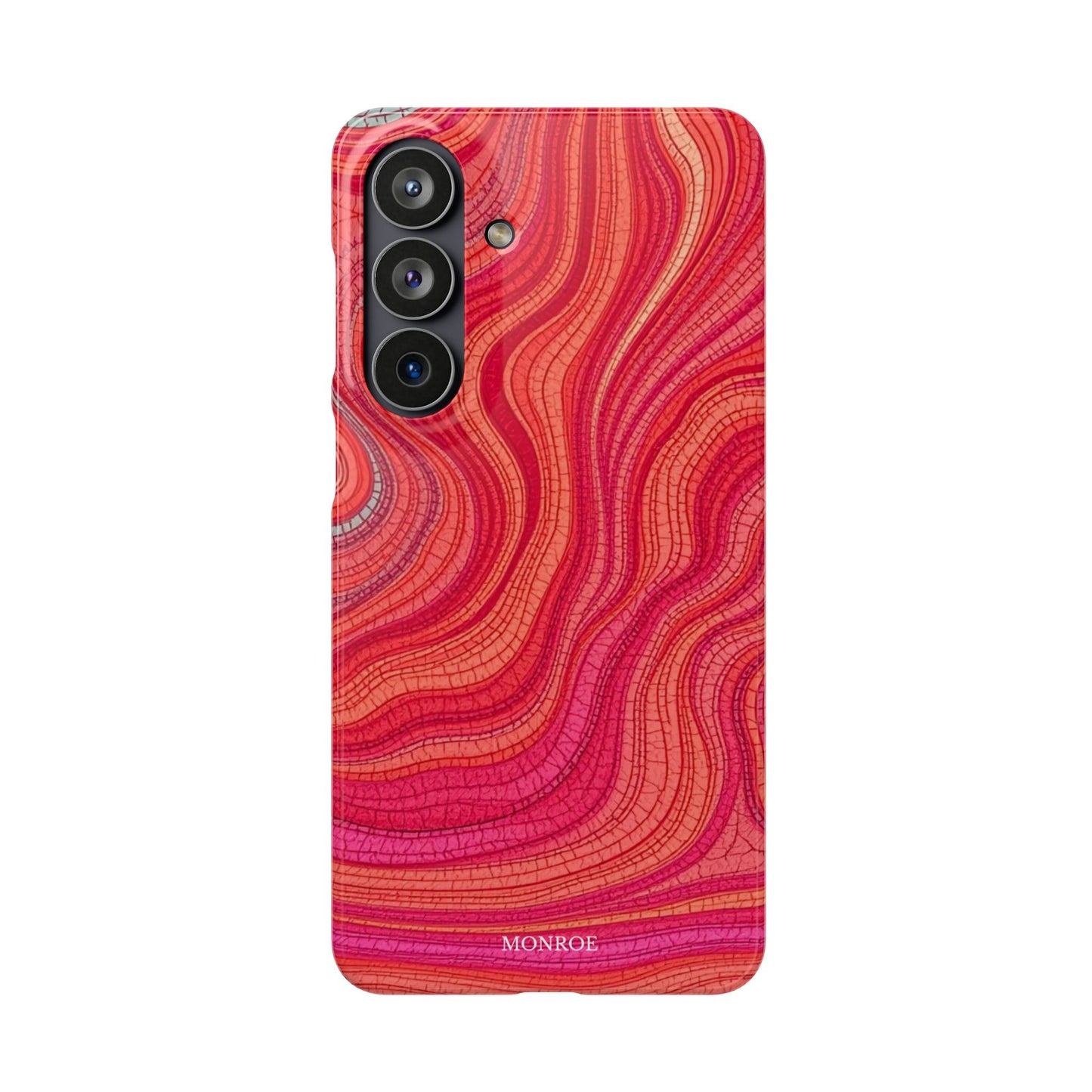 Retro Wavy Red Case