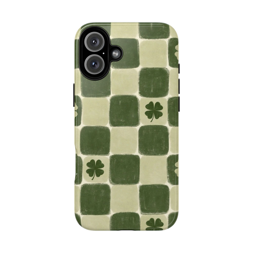 Clover Checker Tough Phone Case