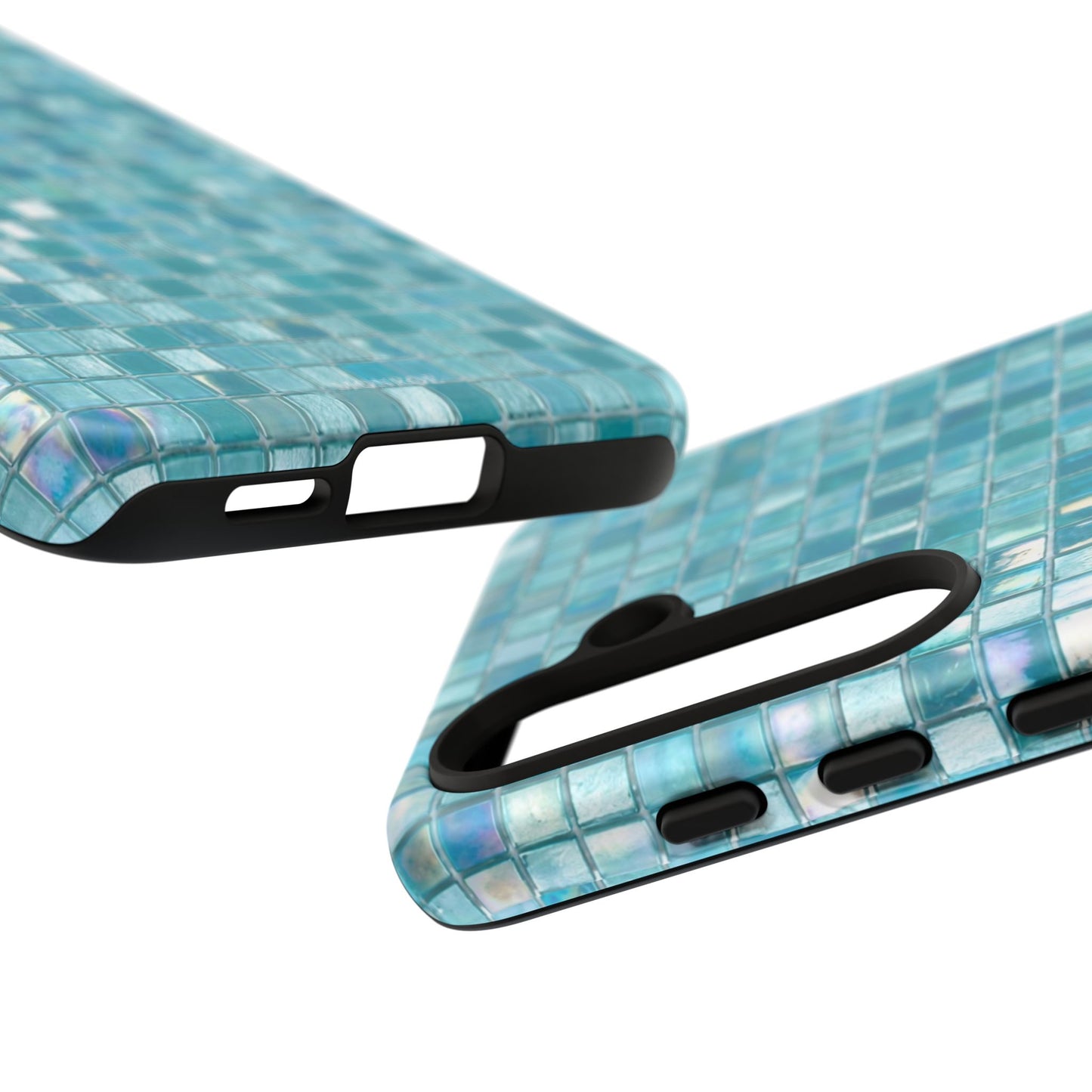 Hot Blue Mosaic Tile Tough Case