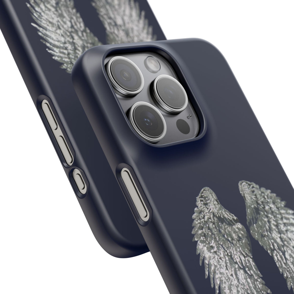 Navy Angel Wings Case