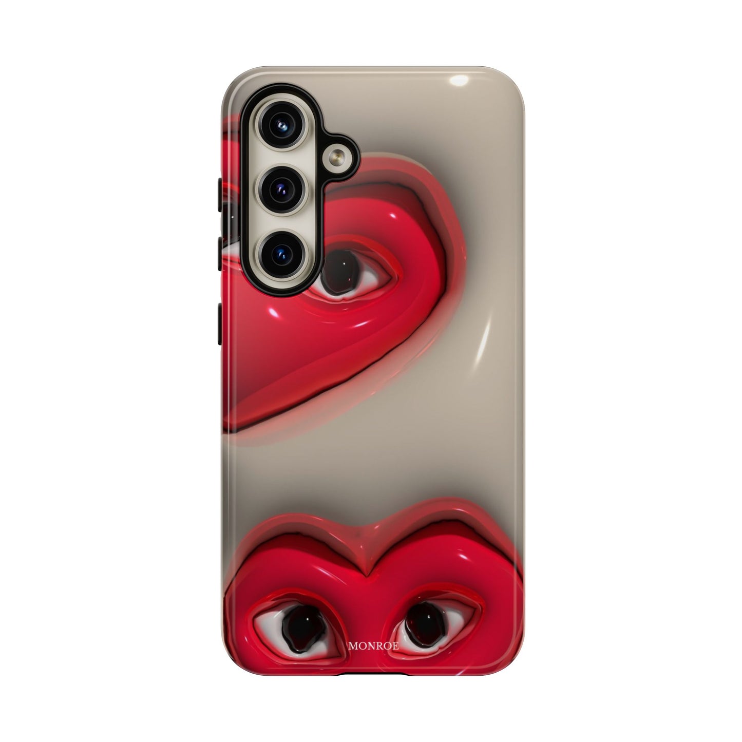 Red Heart Eyes Tough Case