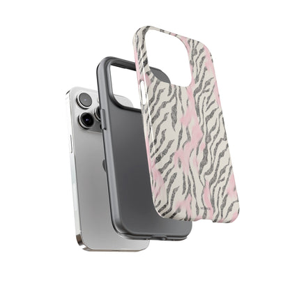 Light Pink Zebra Tough Case