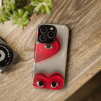 3D Hearts Phone Case