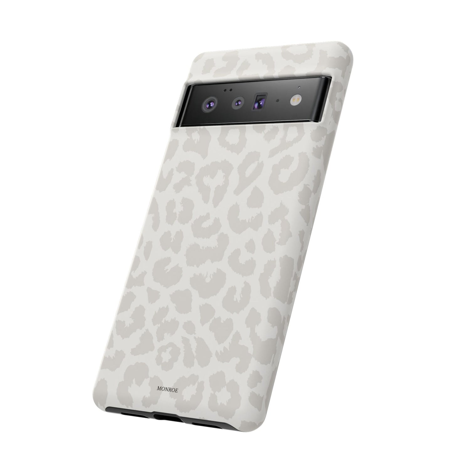 White Leopard Print Tough Case