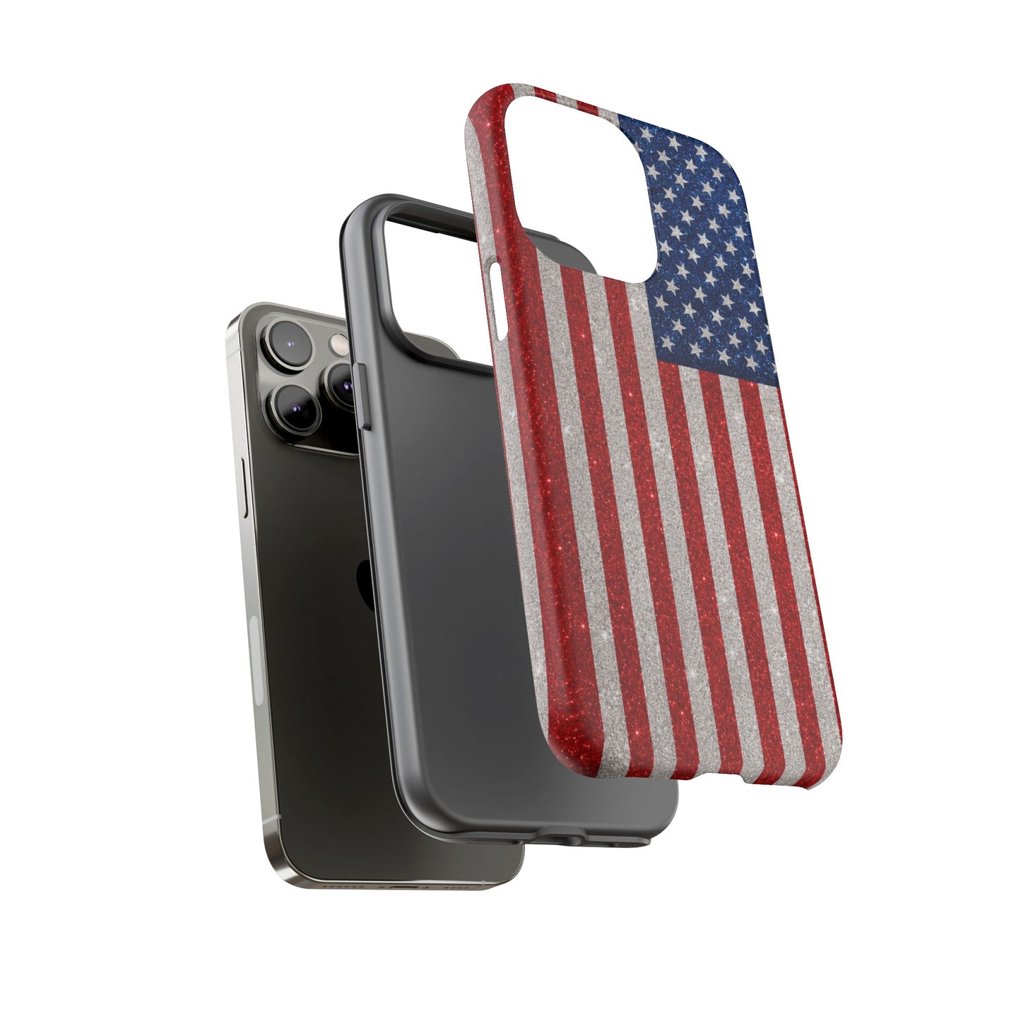 America Glitter Tough Case