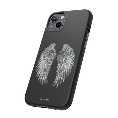 Silver Wings Black Tough Case
