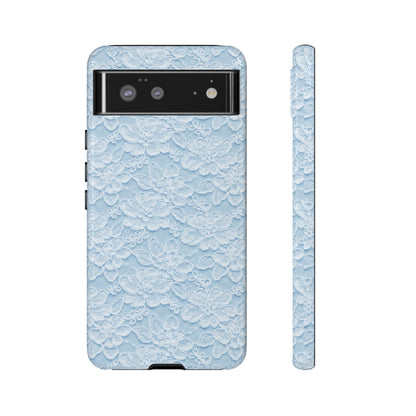 Glacier Blue Lace Tough Case