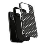 Black Polka Dot Phone Case