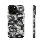 Black and Kiss Design Phone Case