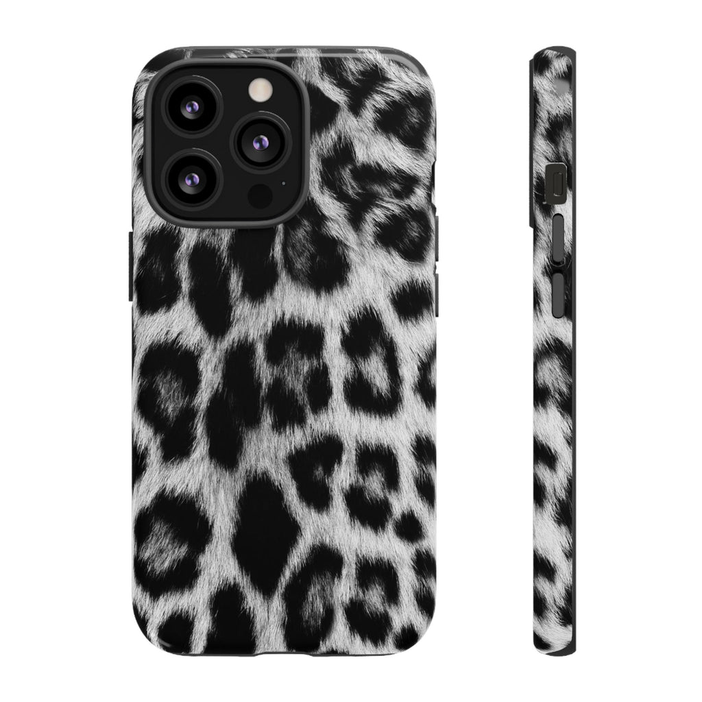 B&W Leopard Phone Case