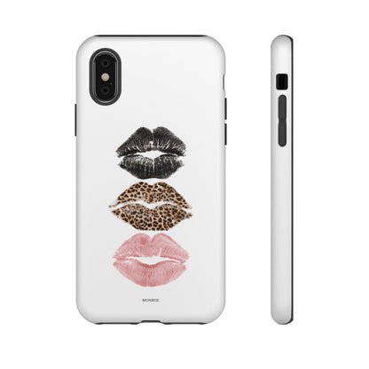 Leopard Glam Lip Tough Case