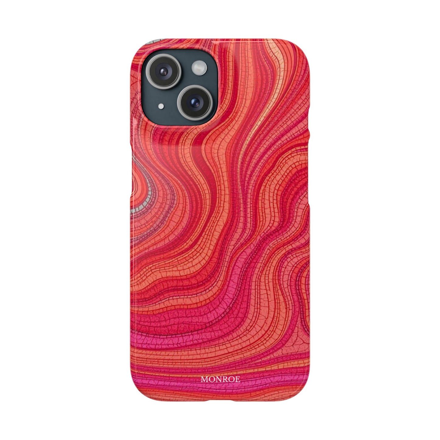 Retro Wavy Red Case