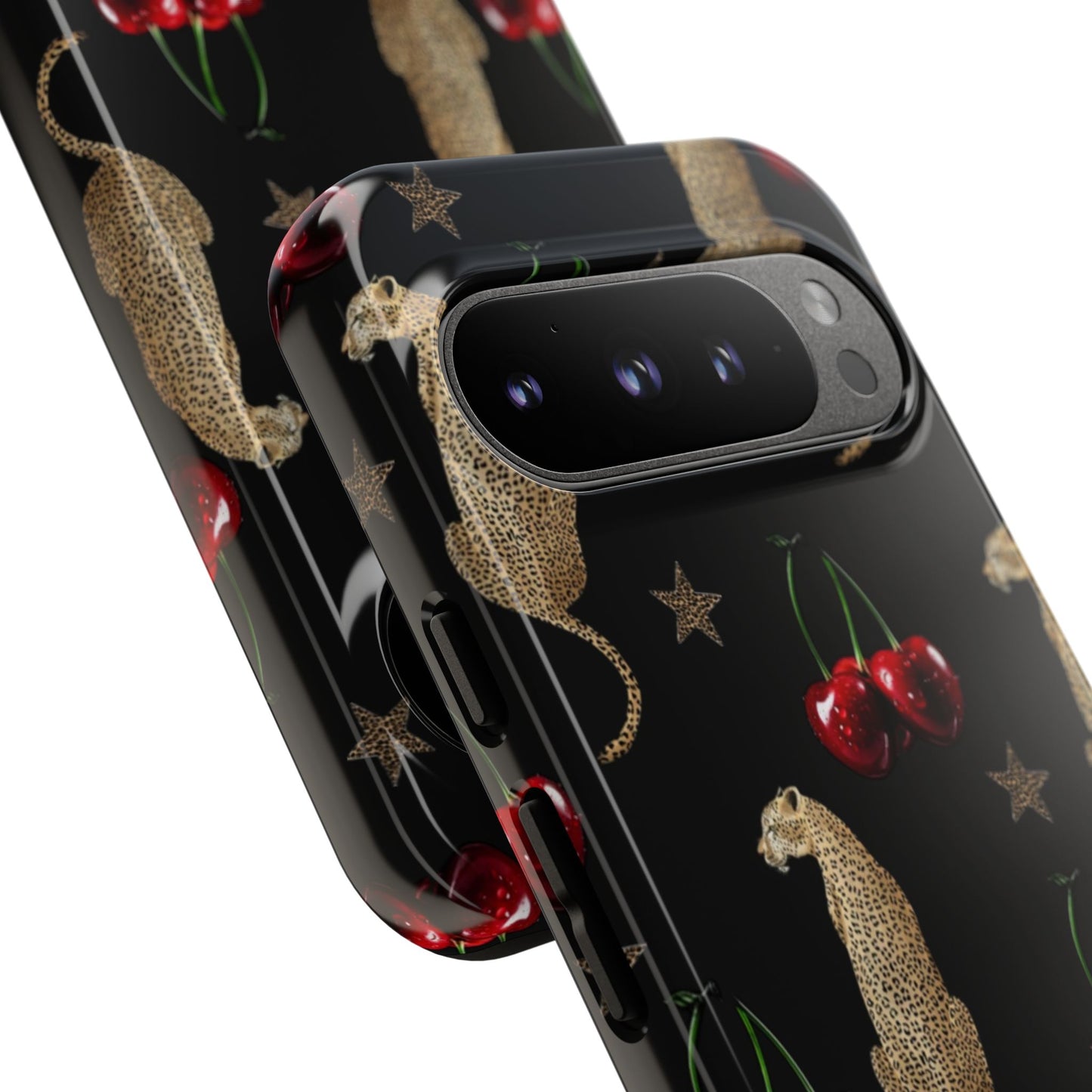 Leopard & Cherry Tough Case