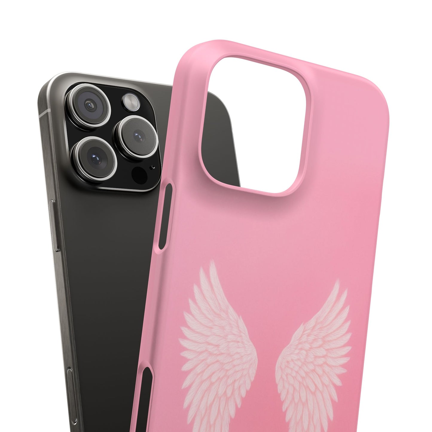 Pink Angel Wings Case