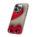 3D Hearts Phone Case