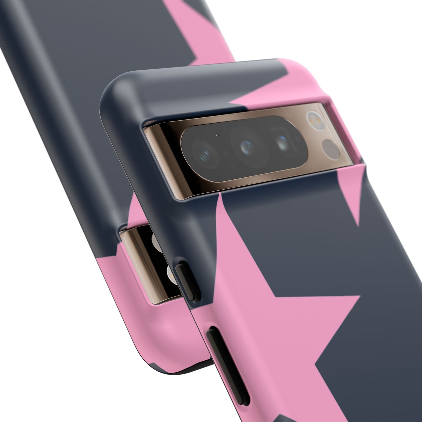 Navy & Pink Star Tough Cover