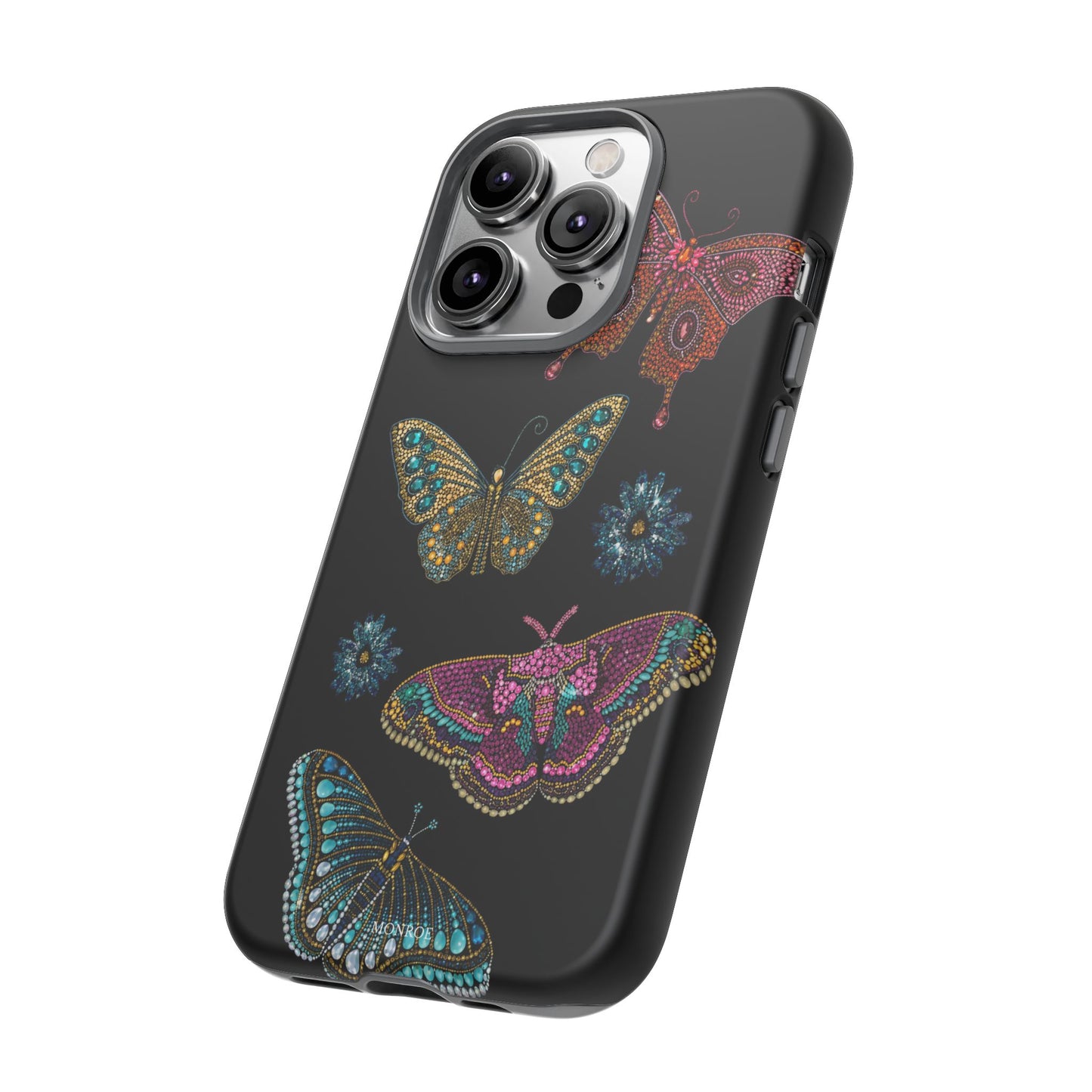 Butterfly Beaded Tough Case