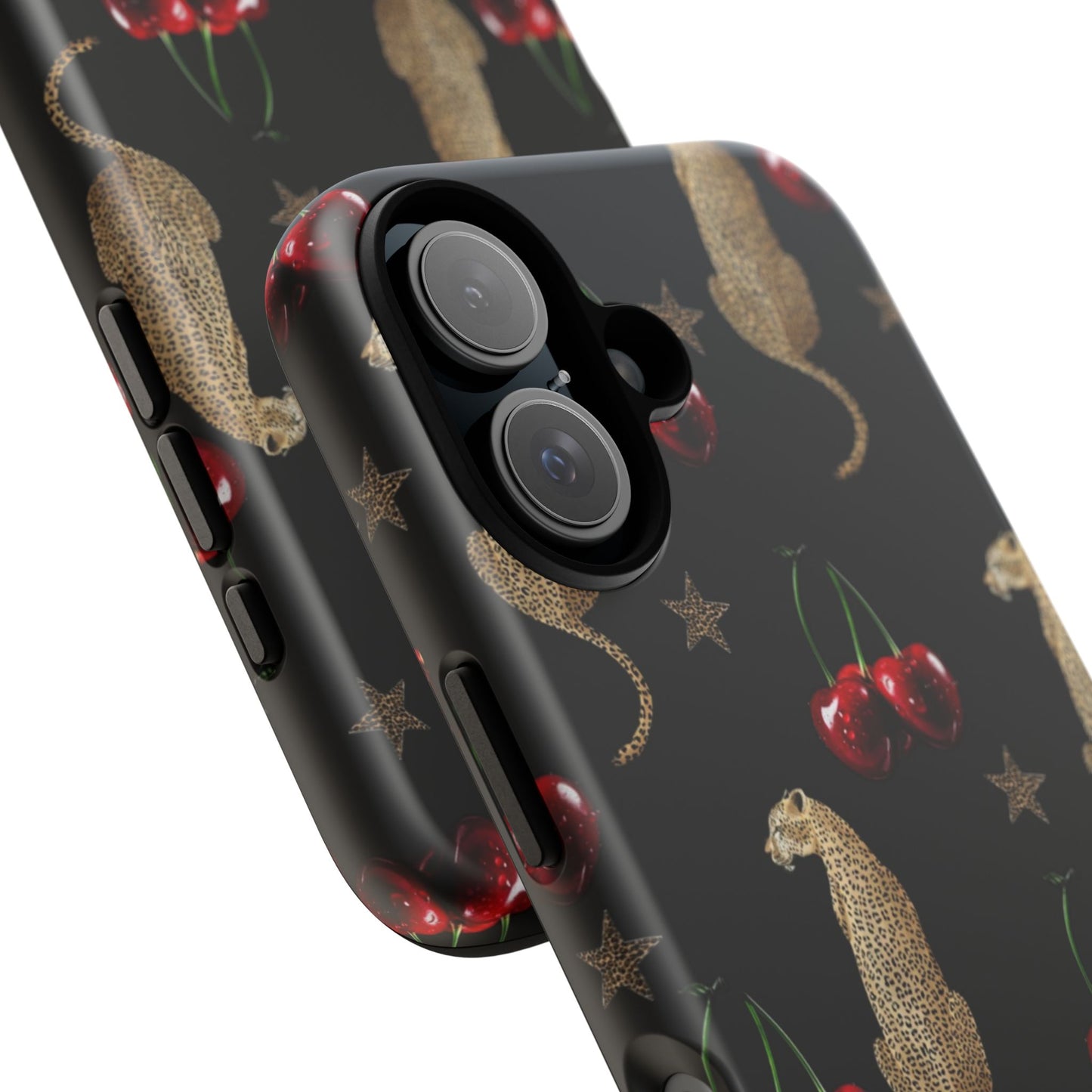 Leopard & Cherry Tough Case