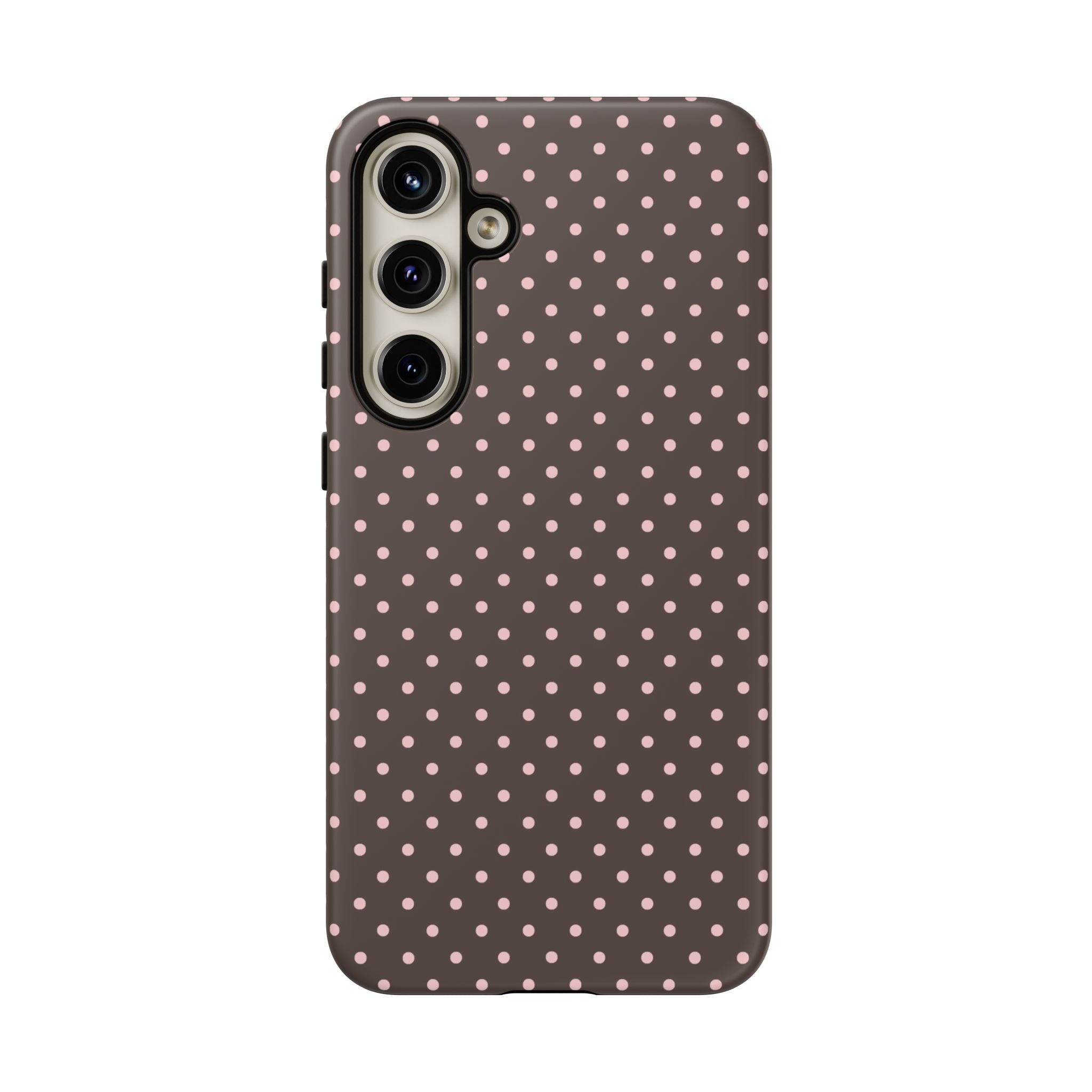 Brown Polka Phone Case
