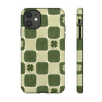 Clover Checker Tough Phone Case