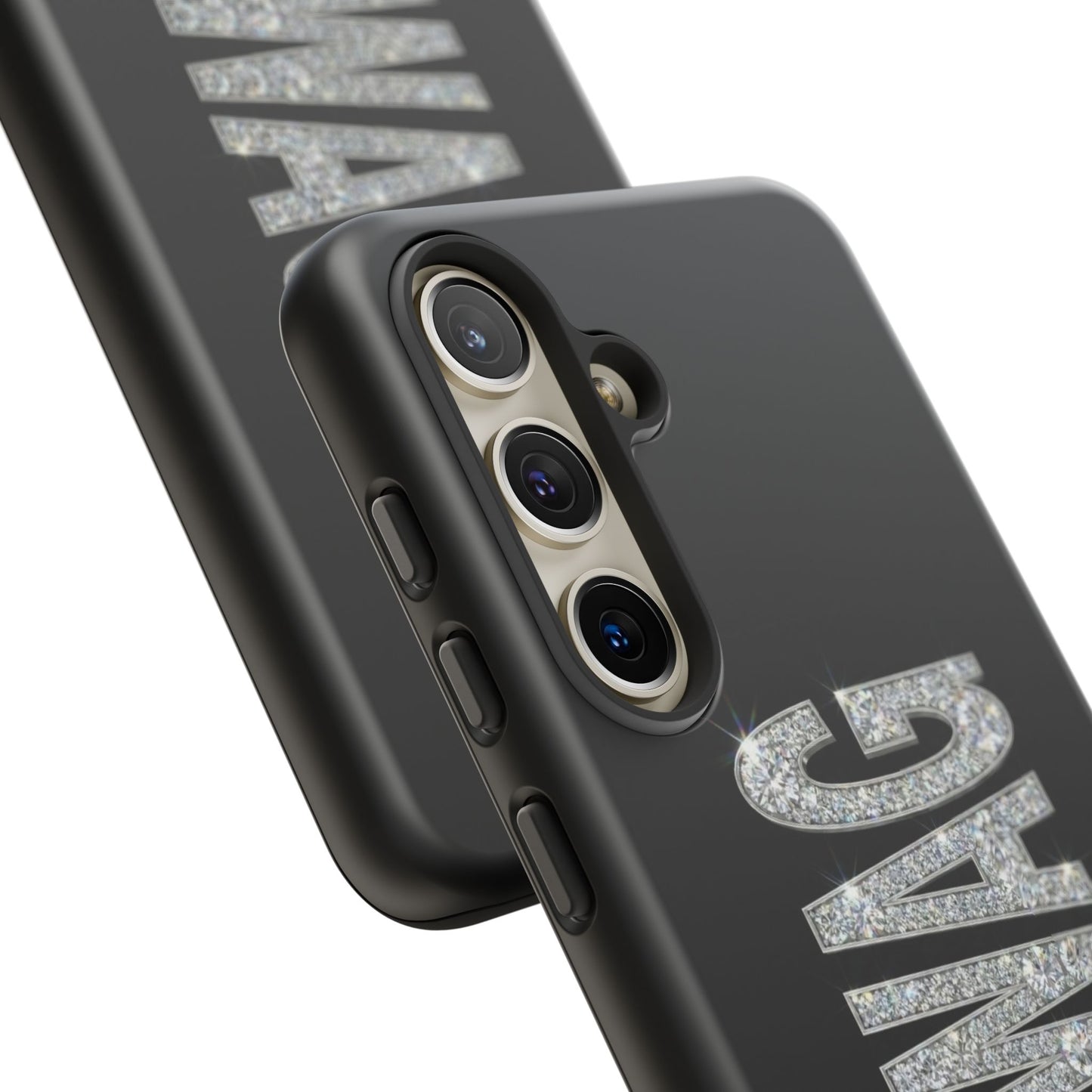 “#SWAG” Black Bling Tough Case