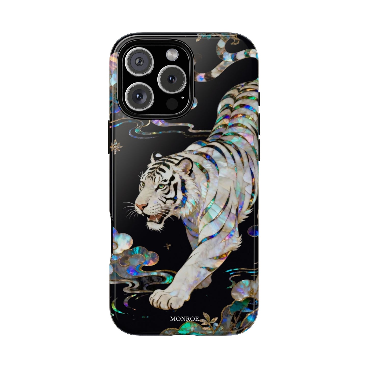 Iridescent White Tiger Tough Case