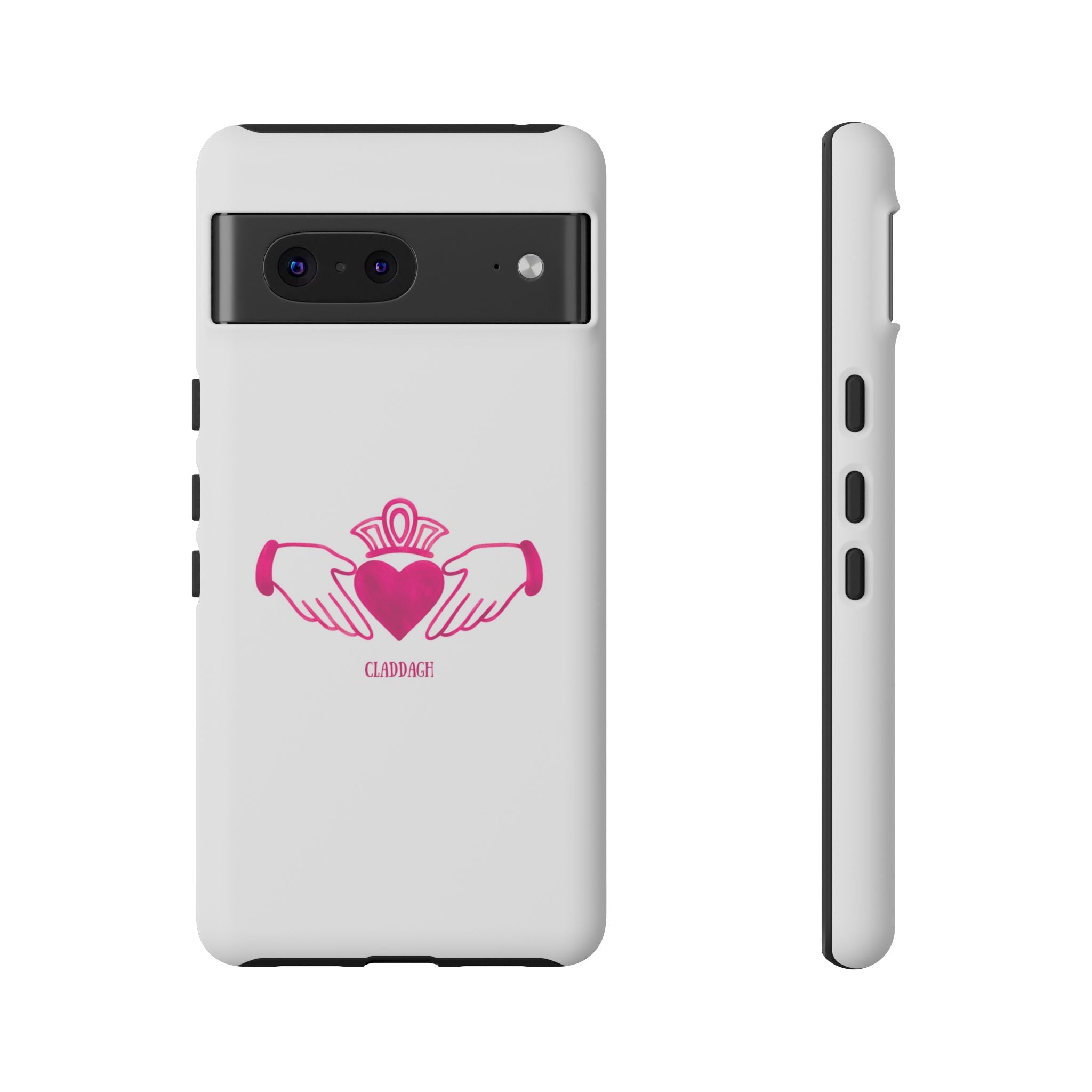 Pink Irish Claddagh Symbol Tough Phone Case