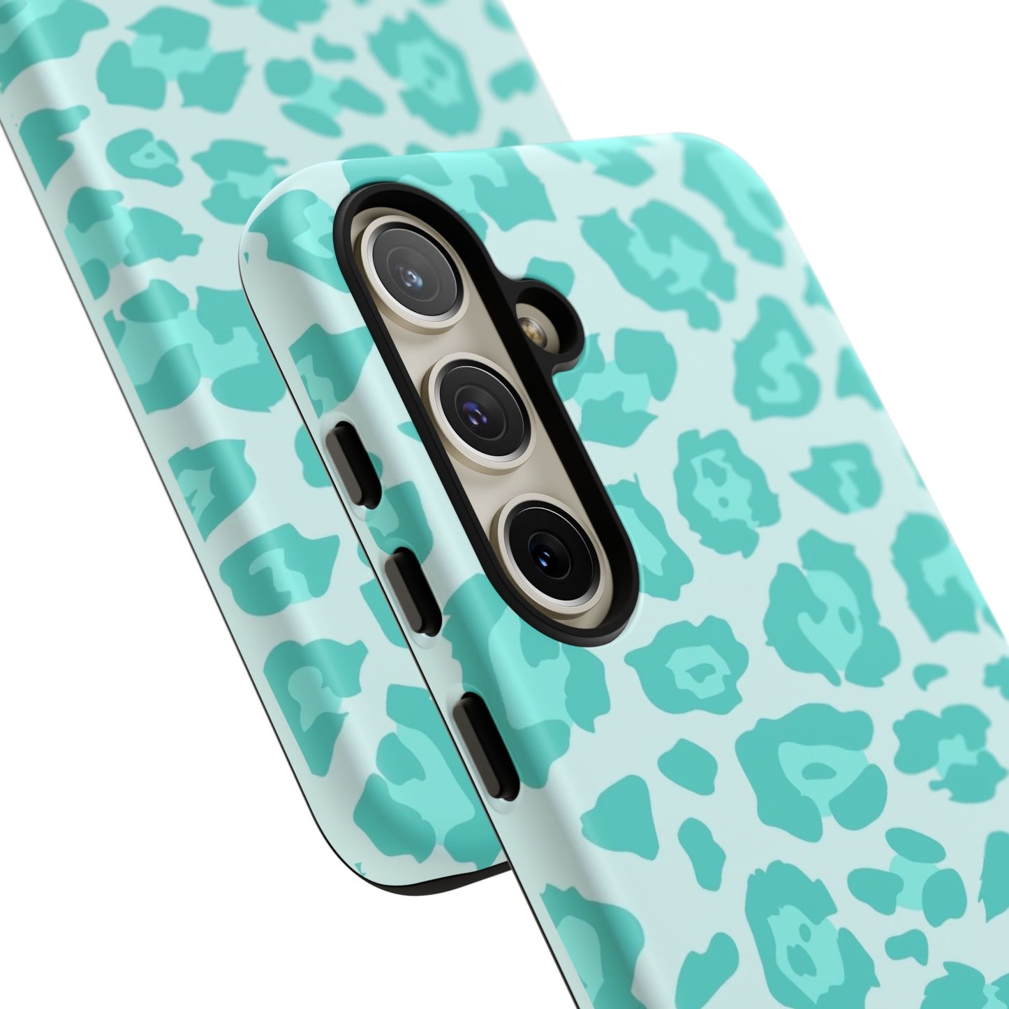 Teal Leopard Tough Case