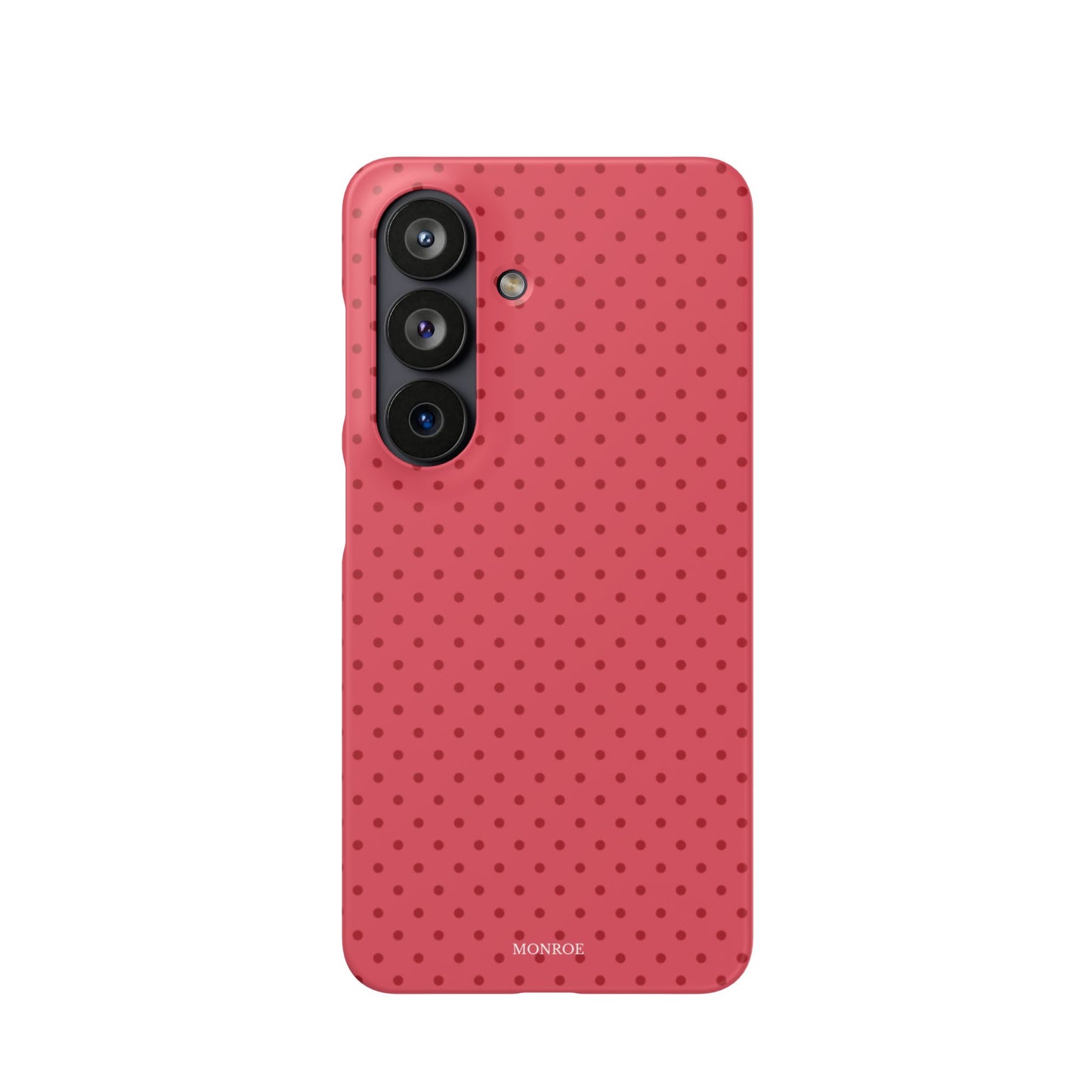 Coral Polka Dot Snap Phone Case