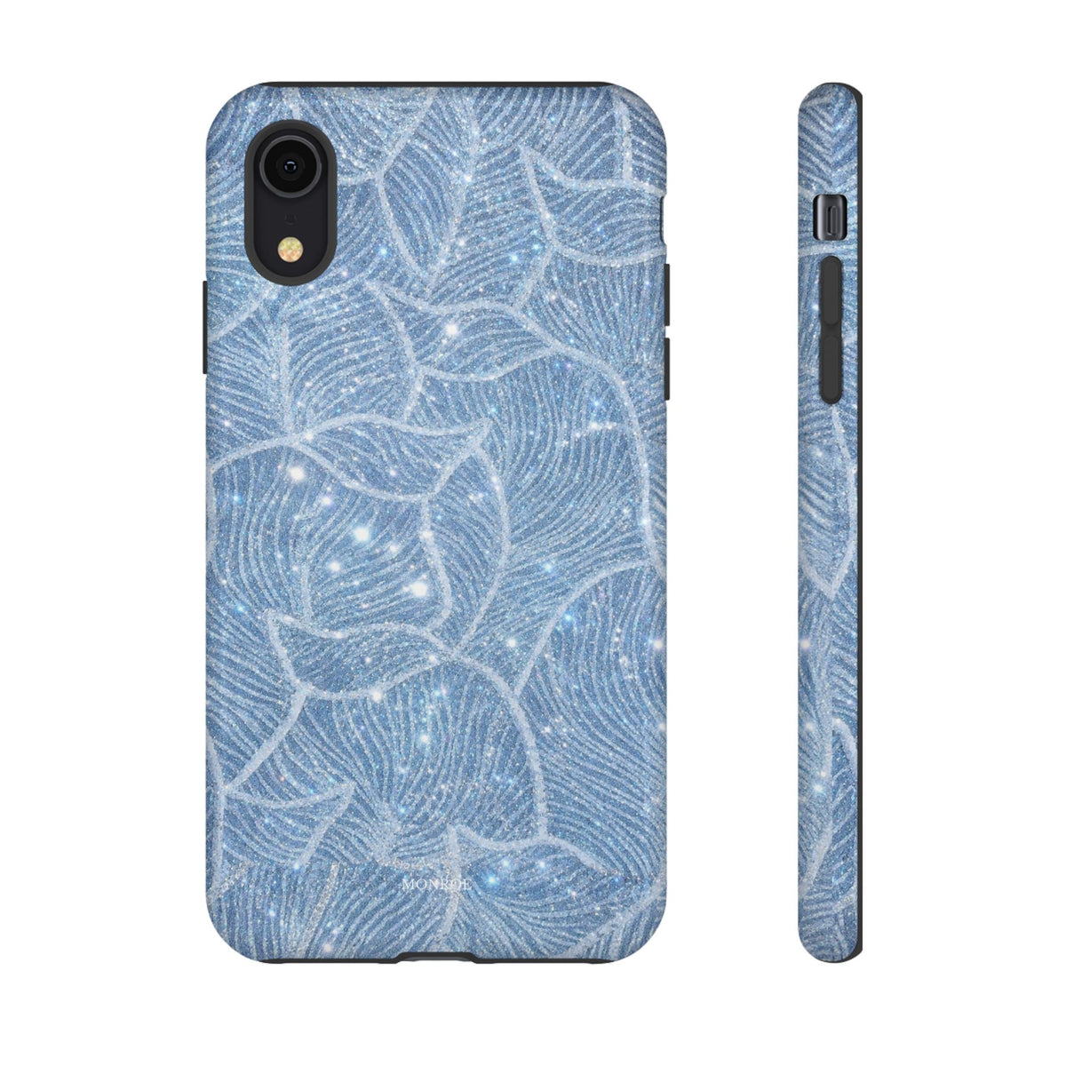 Glacier Blue Floral Tough Case