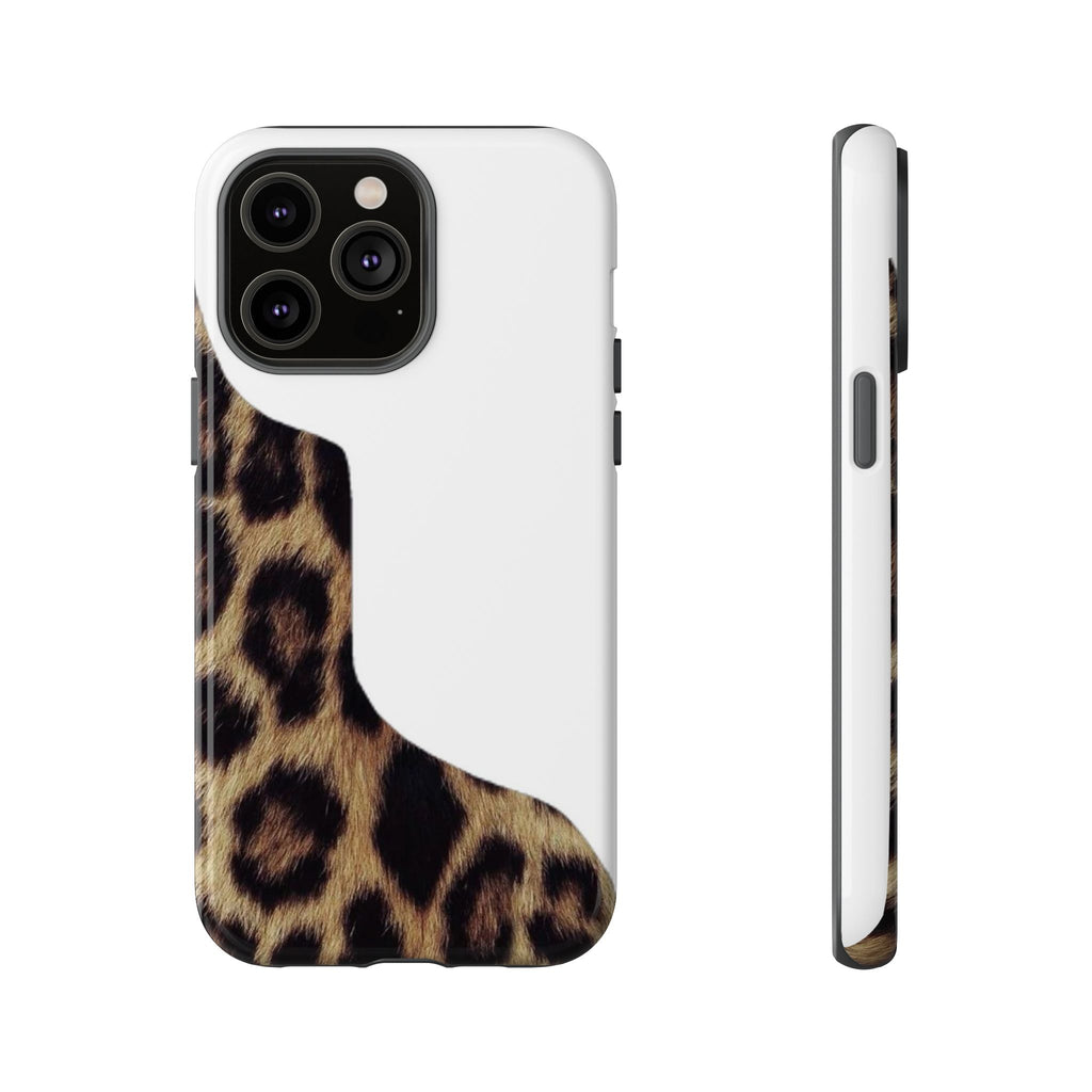 Half Cheetah Print Phone Case